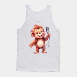 Orangutan Singing Tank Top